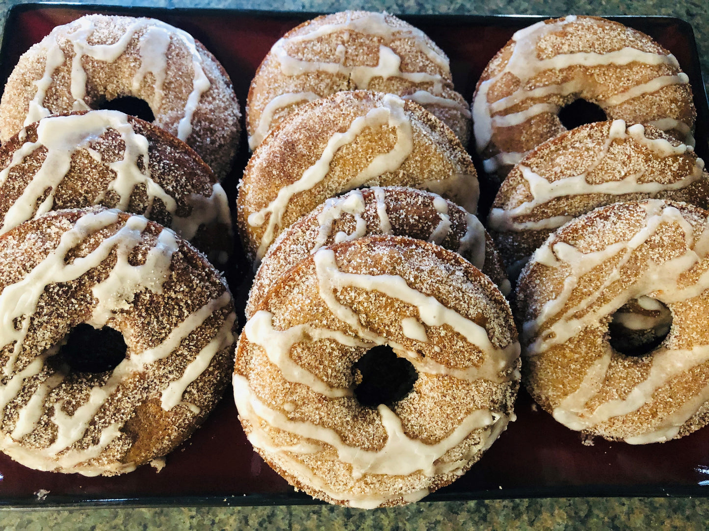Glazed Pumpkin Spice Donuts