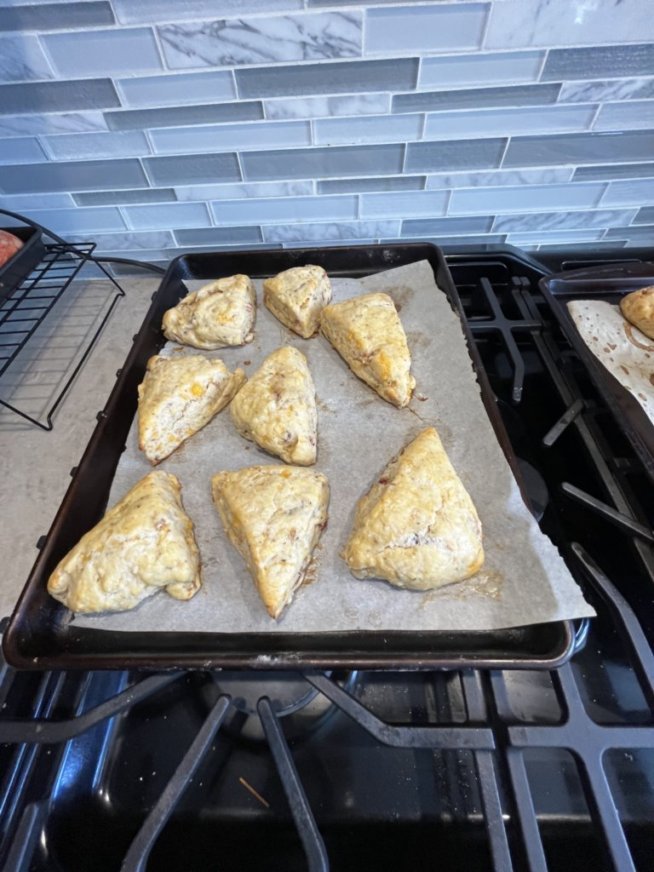 Cheddar Bacon Scones