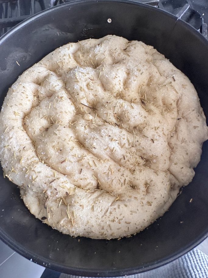 Rosemary & Olive Oil Focaccia Bread * Vegan Friendly *