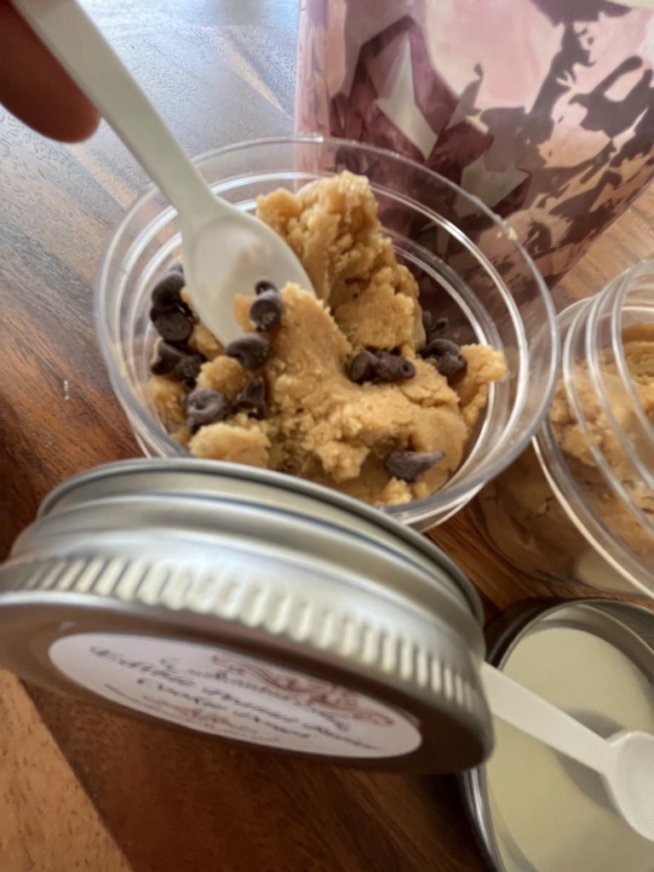 Edible Peanut Butter Cookie Dough Cups