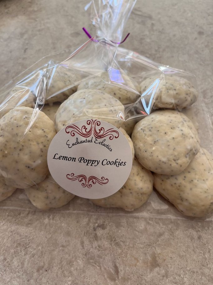 Lemon Poppy Seed Cookies * Homemade with Organic Ingredients