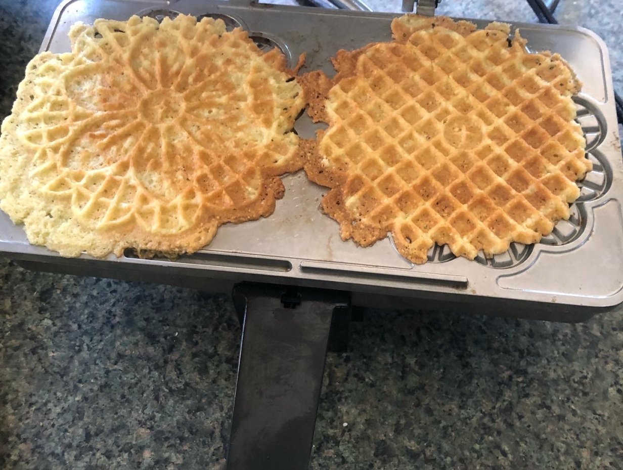 Keto Pizzelle *Keto Waffle Cookies* 0 Net Carbs Per Serving * Diabetic Friendly * Gluten Free