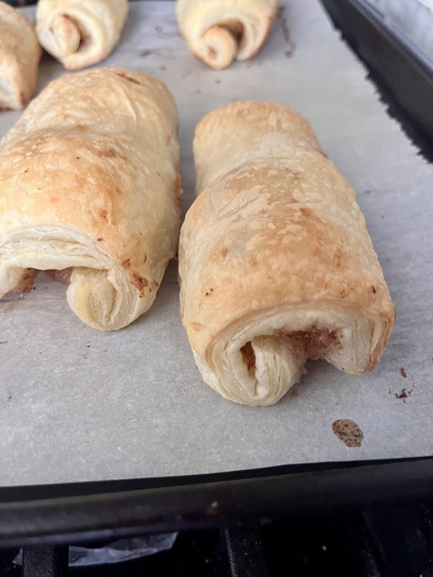 Almond Filled Puff Pastries