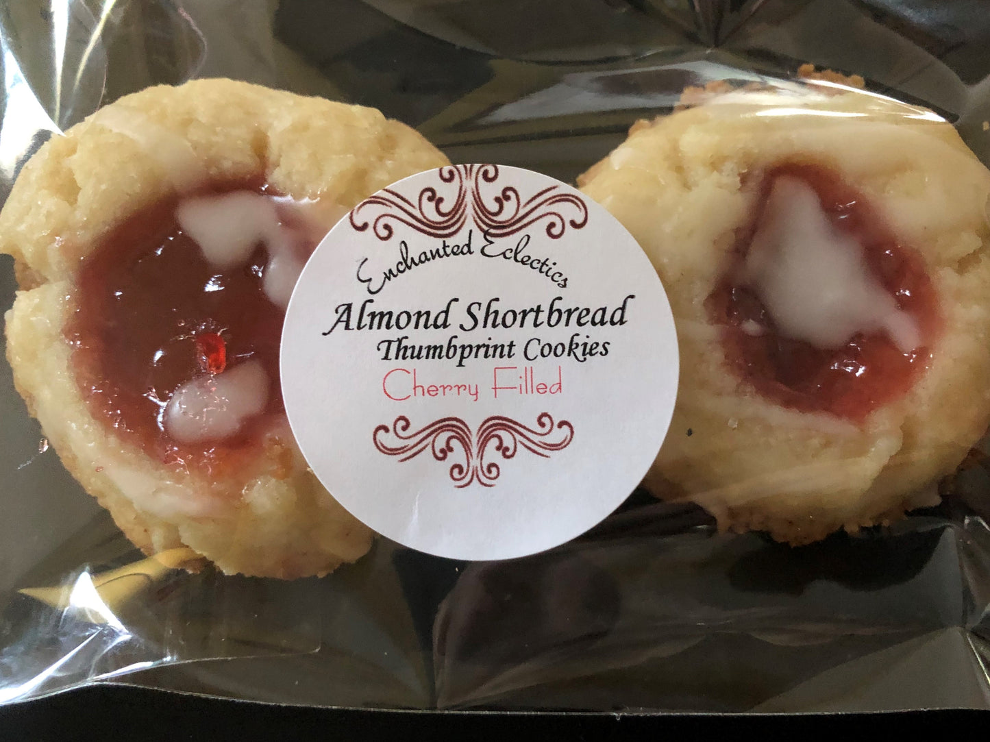 Almond Shortbread Thumbprint Cookies