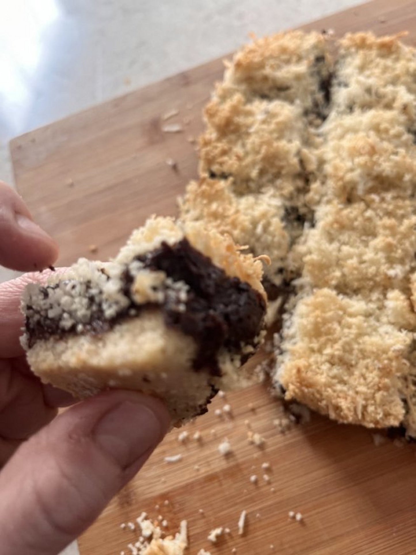 Keto Coconut Fudge Bars * Keto Coconut Fudge Butter Crumb Bars *Low Carb* Diabetic Friendly * Gluten Free* Only 2 Net Carbs per bar