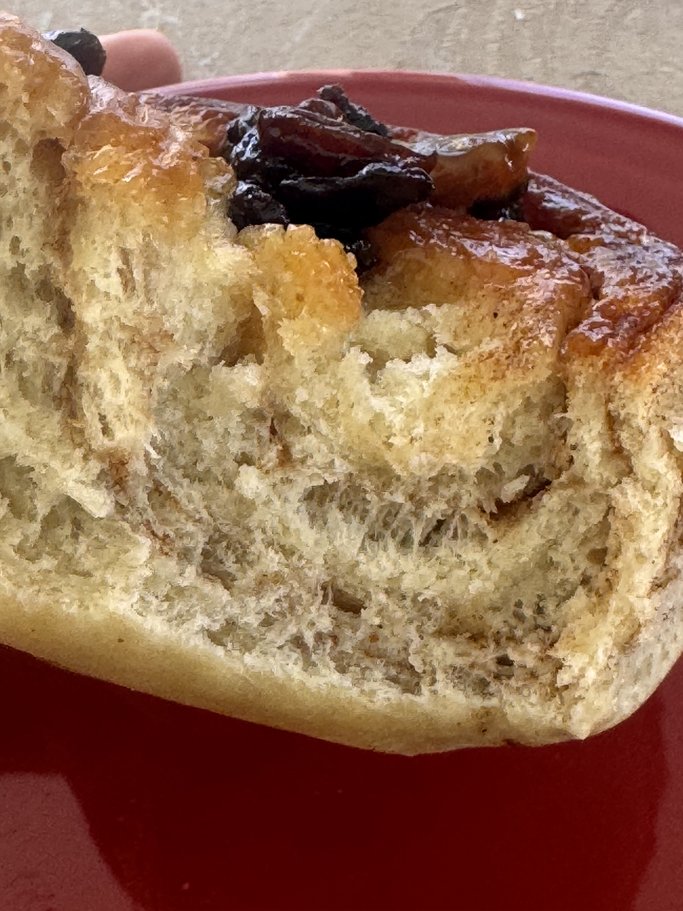 Caramel Covered Sticky Buns with Plump Raisins or Cranberries * Philadelphia Sticky Buns