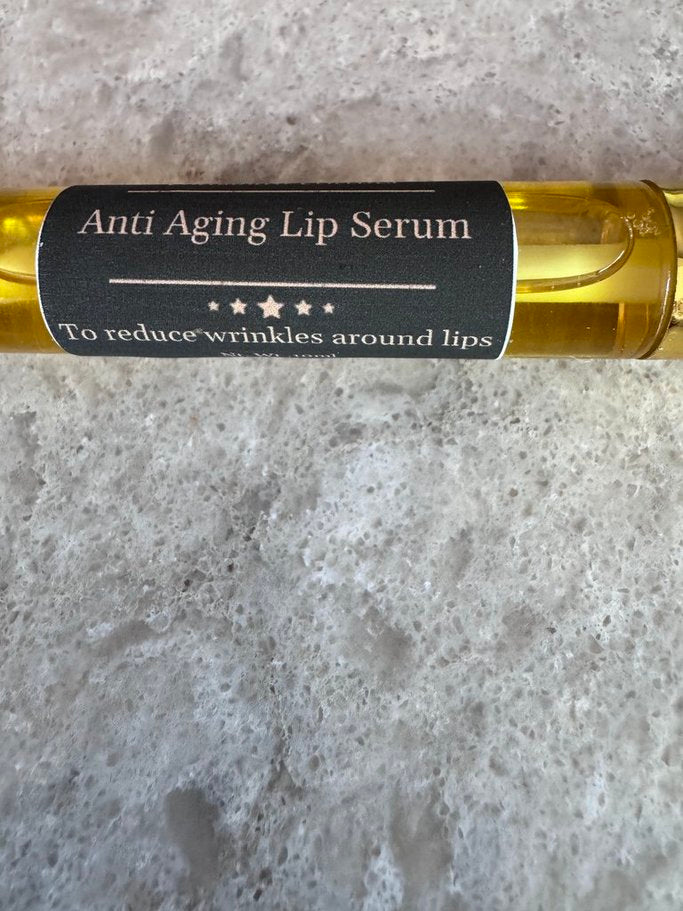 Anti Aging Lip Serum * For Fine Lines & Wrinkles Around The Lips * Organic & Vegan Friendly