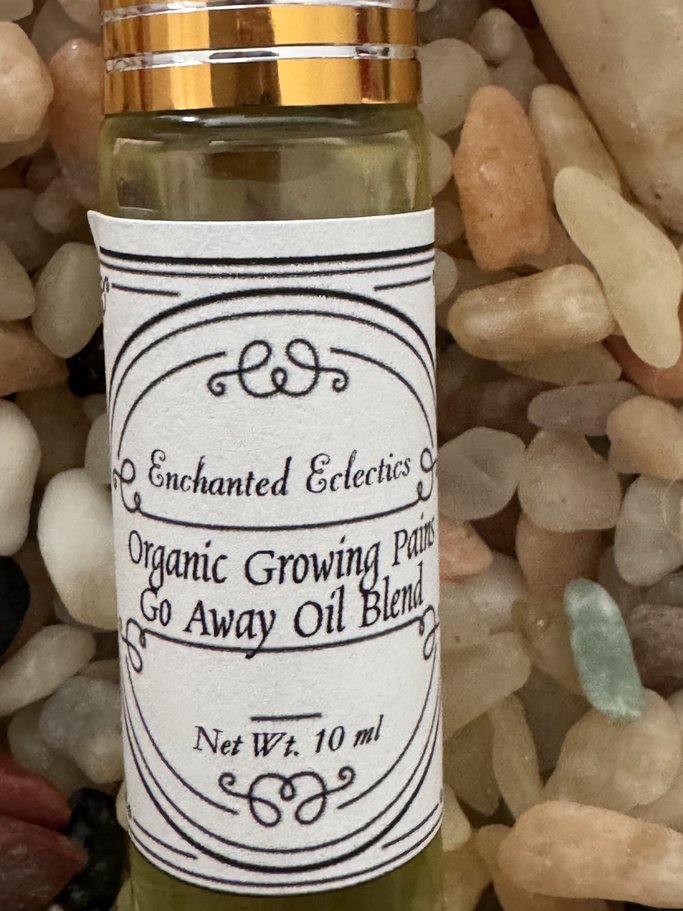 Growing Pains Go Away *Fast Pain Relief Massage Oil * ORGANIC * VEGAN * Children's Blend