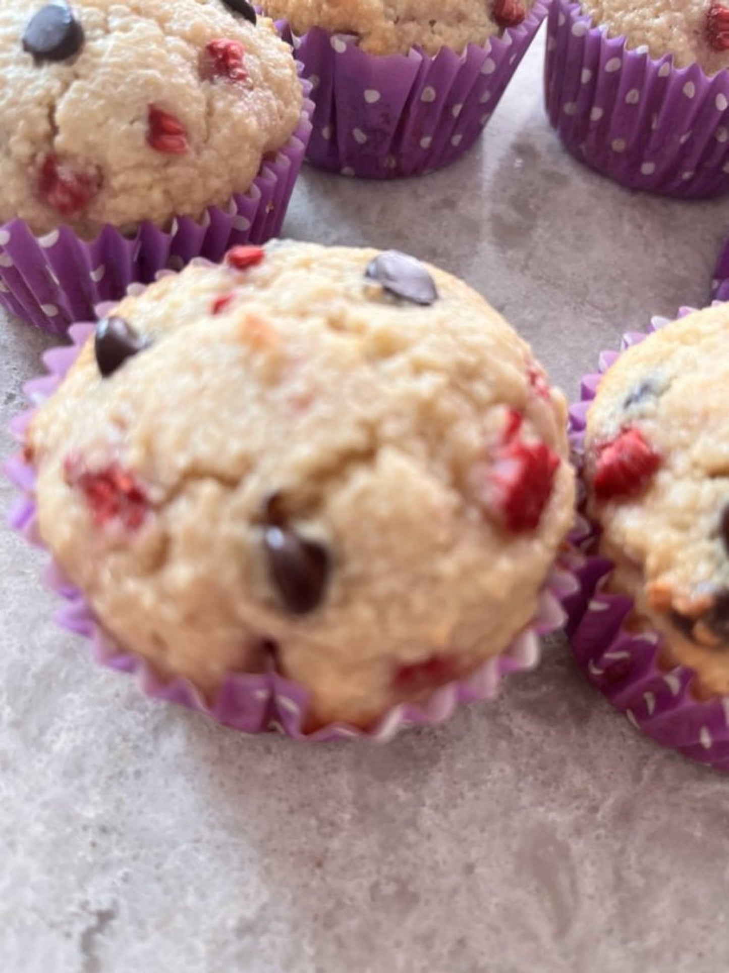 Keto Lemon Raspberry Chocolate Chip Muffins * Gluten Free * Diabetic Friendly