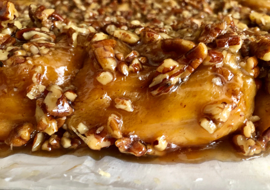 Caramel Covered Pecan Sticky Buns