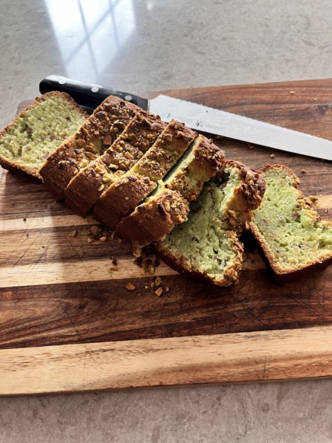 Pistachio Bread * Homemade * Delicious * Super Moist * Made with Organic Pistachios * Multiple Sizes Available