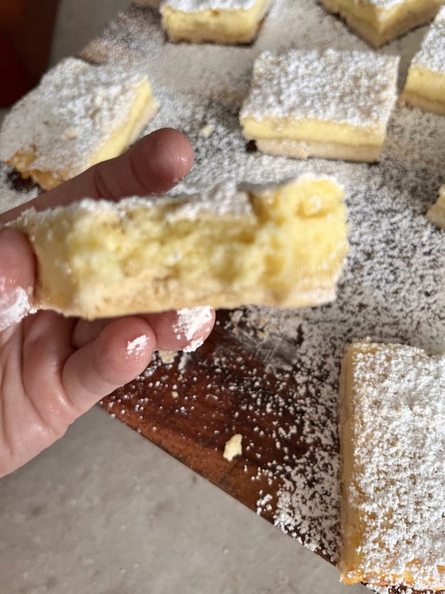 Ricotta Crumb Bars * Italian Style Crumb Topped Cheesecake Bars * Choice of Vanilla, Amaretto, Lemon or Orange Flavor