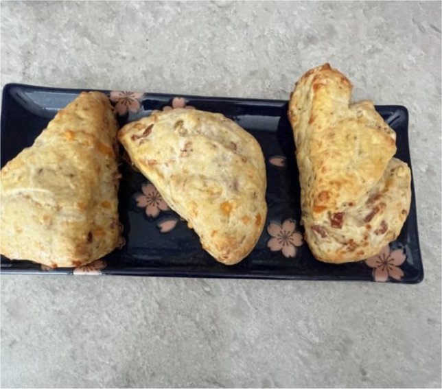 Cheddar Bacon Scones