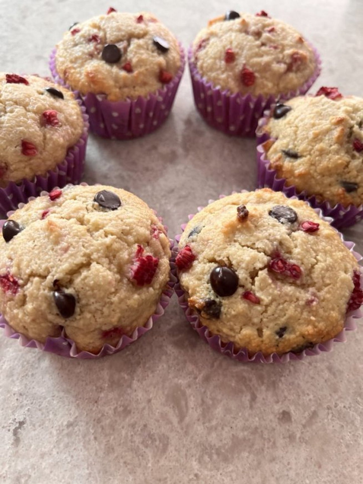Keto Lemon Raspberry Chocolate Chip Muffins * Gluten Free * Diabetic Friendly