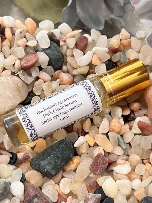 Dark Circle Eye Serum *  Organic Essential Oil Blend to Help Clear Up Under Eye Bags * Vegan