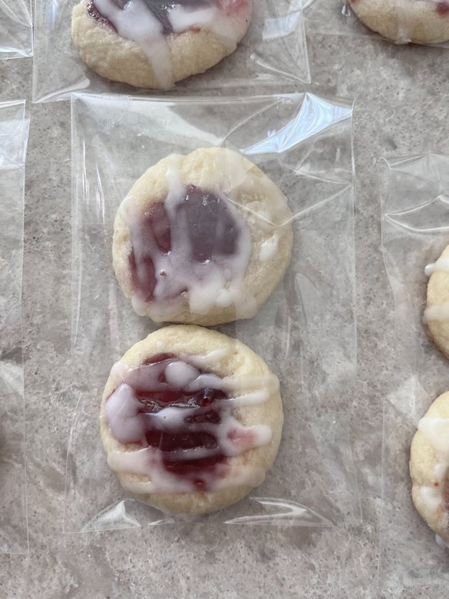 Vanilla Shortbread Thumbprint Cookies