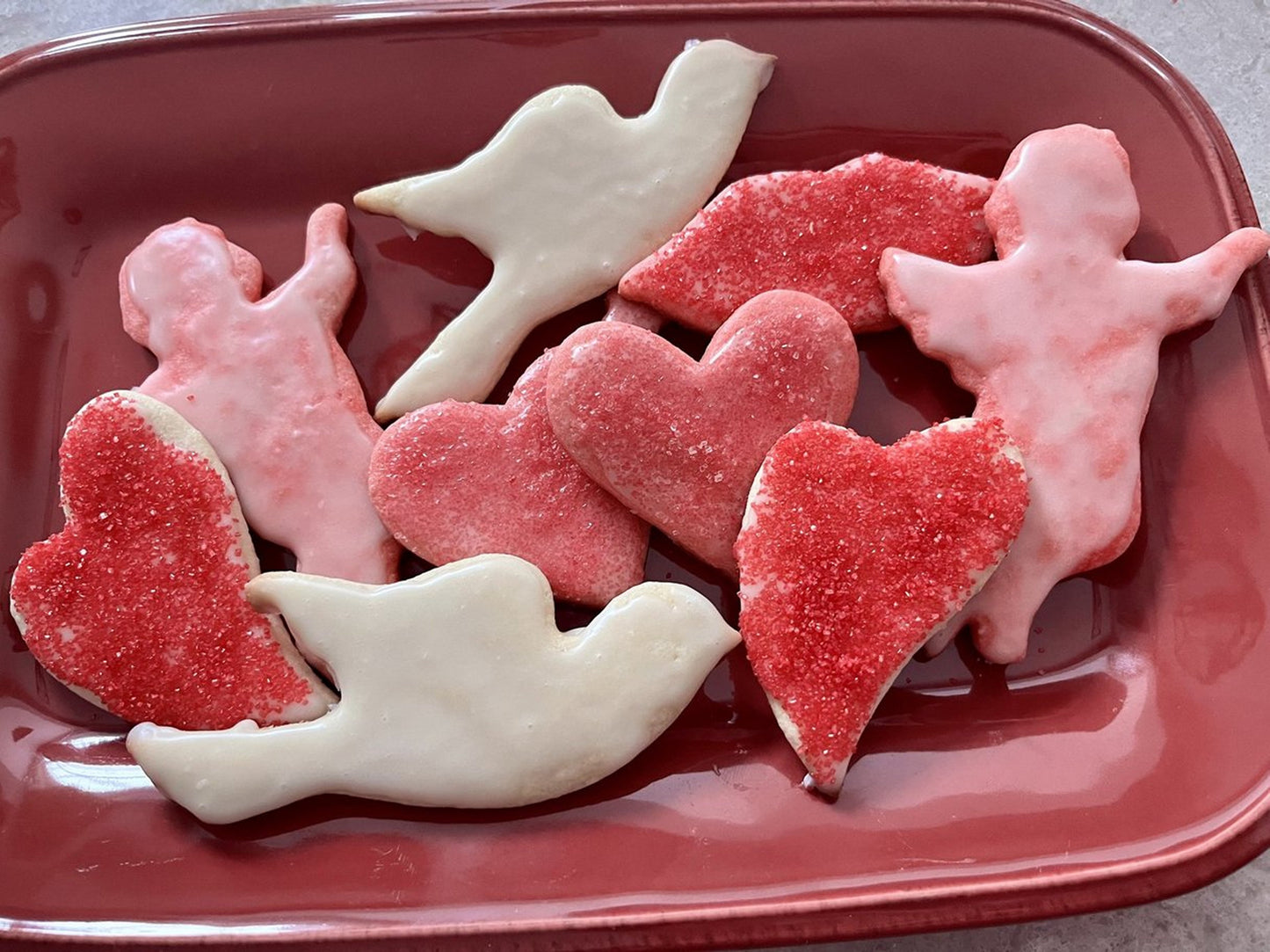 Valentine’s Day Sugar Cookies*  Home Baked Decorated Sugar Cookies