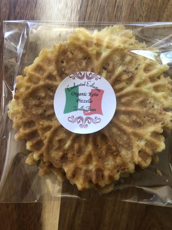 Keto Pizzelle *Keto Waffle Cookies* 0 Net Carbs Per Serving * Diabetic Friendly * Gluten Free