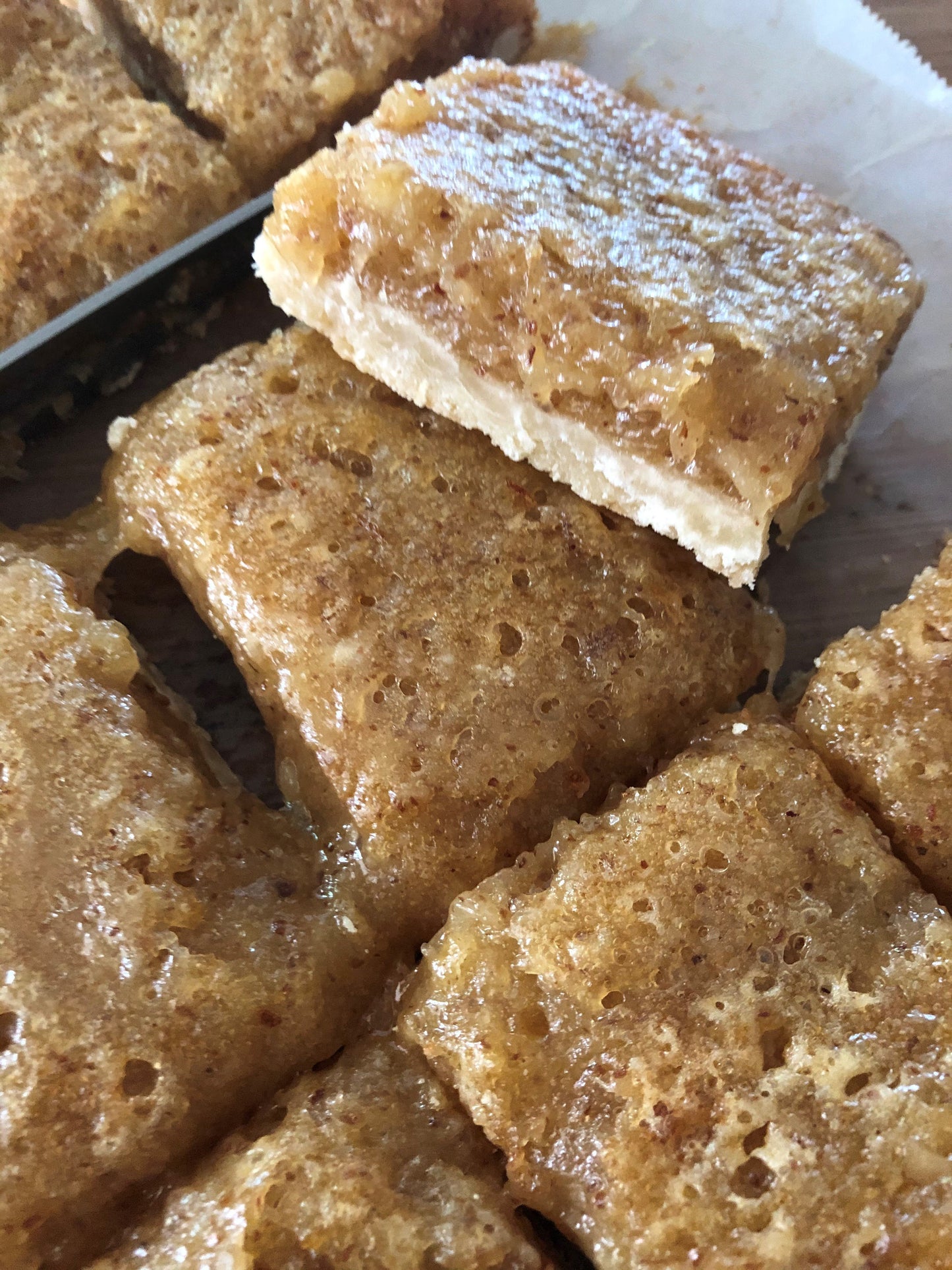Gooey Almond Bars