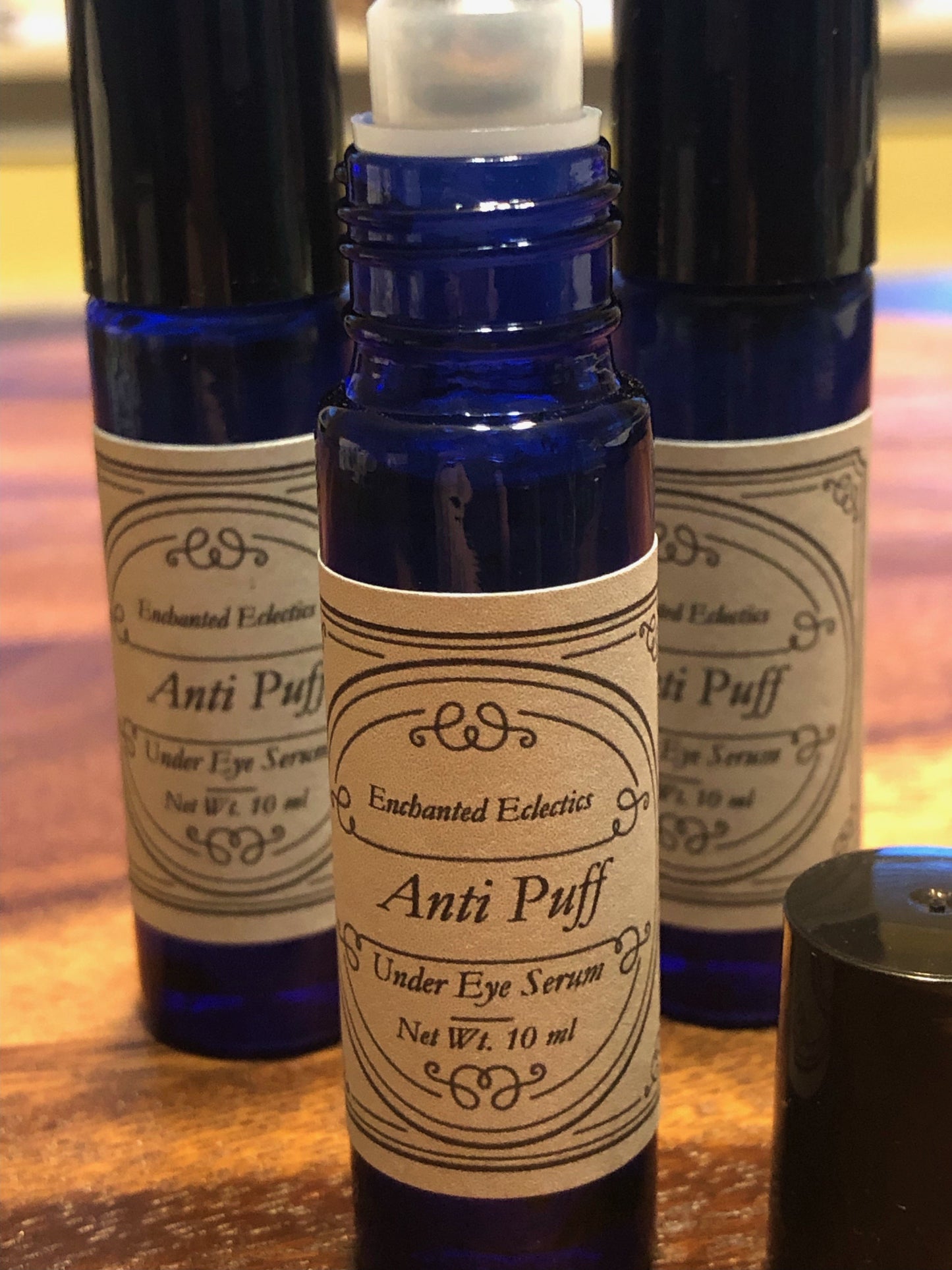 Anti Puff Eye Serum * Reduces & Removes Eye Puffiness *  Made from Organic and Vegan Ingredients