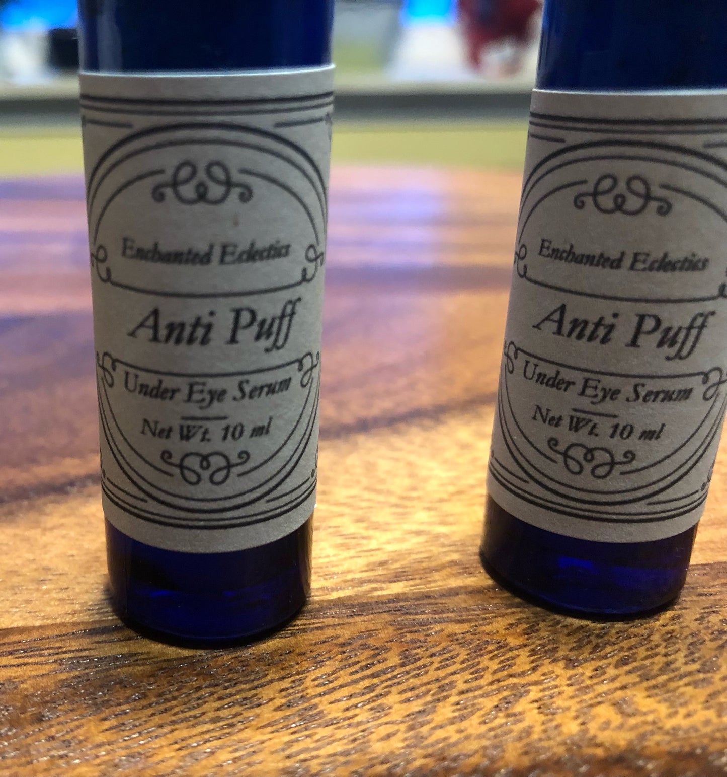 Anti Puff Eye Serum * Reduces & Removes Eye Puffiness *  Made from Organic and Vegan Ingredients