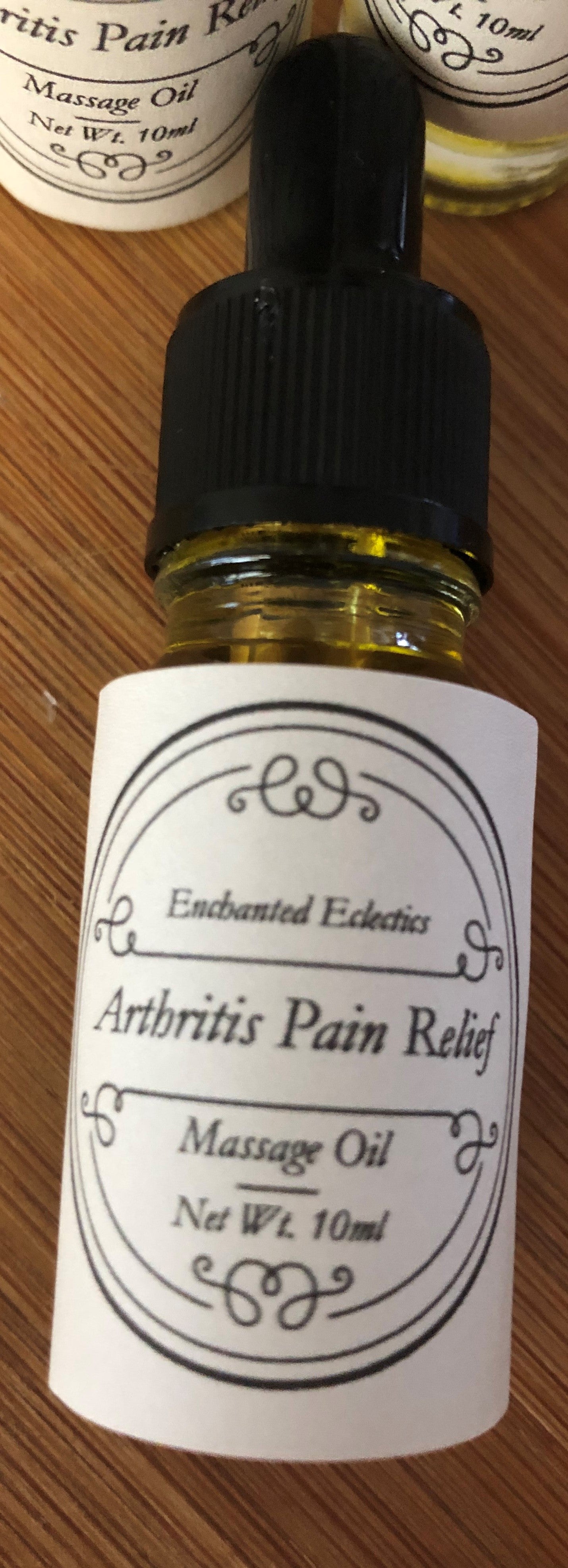 Arthritis Pain Relief Oil Blend *Fast Pain Relief Massage Oil * ORGANIC * VEGAN