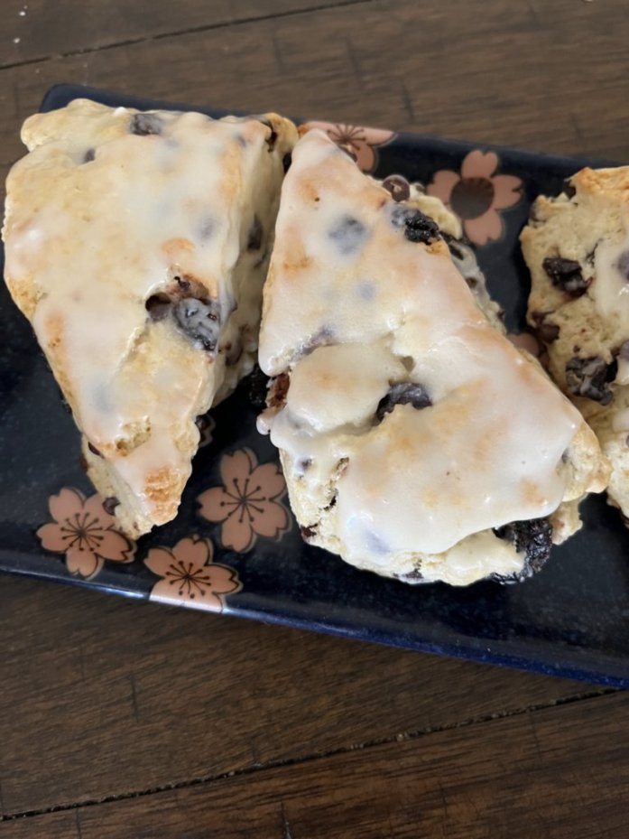 Cherry Chocolate Chip Scones