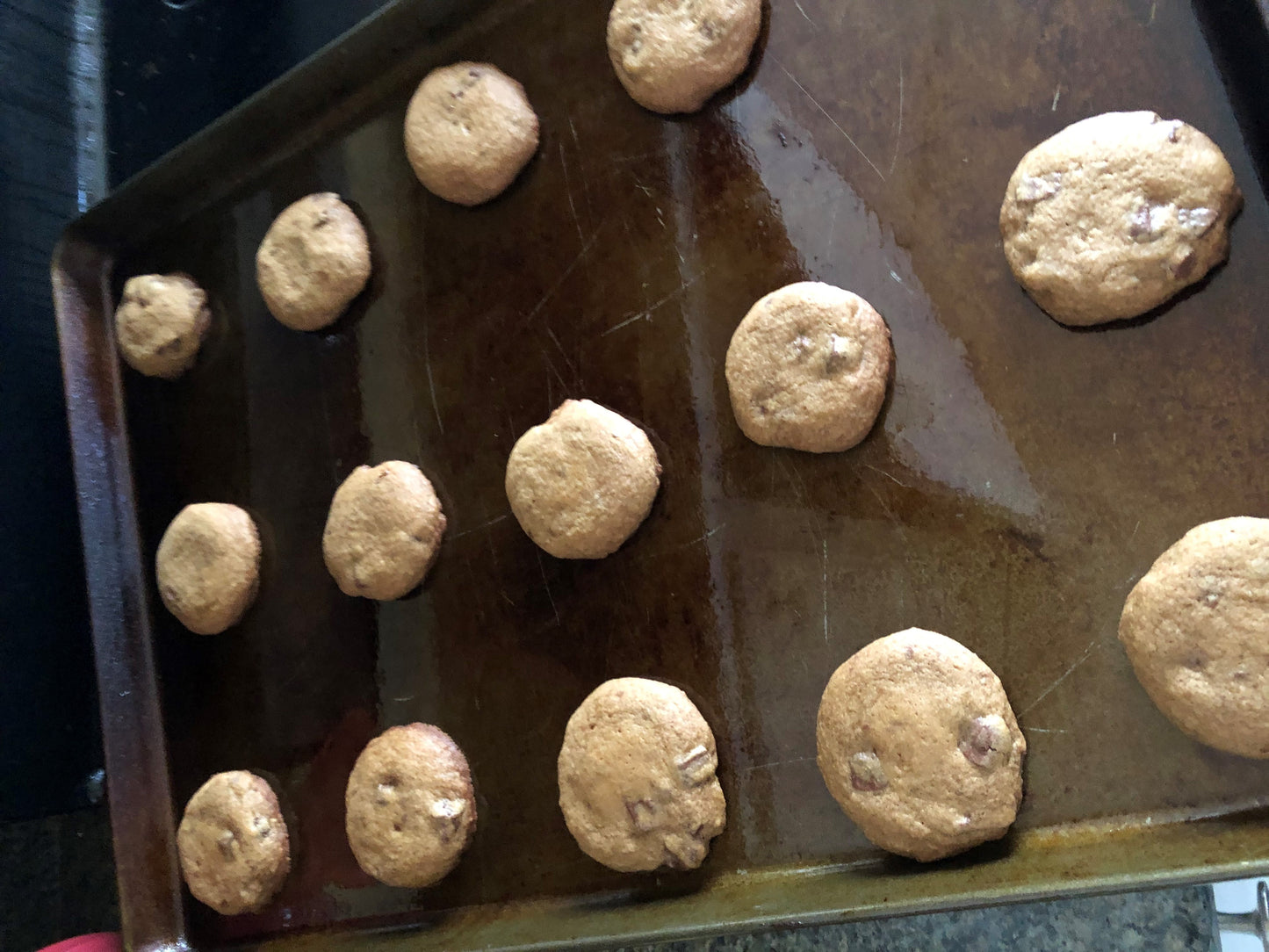 Bailey's Irish Cream flavored Chocolate Chip Cookies