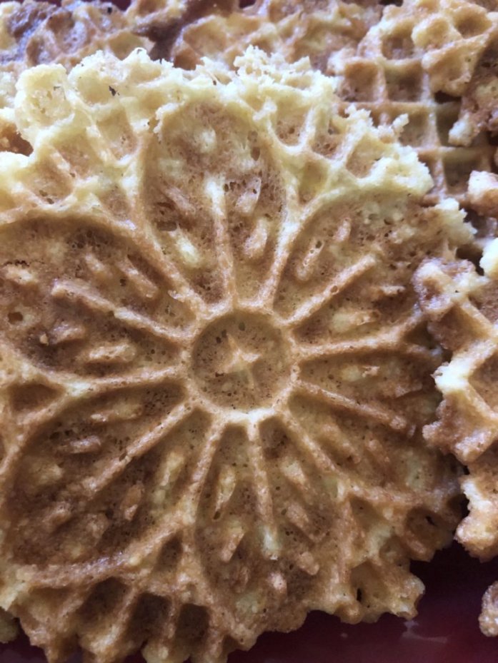 Keto Pizzelle *Keto Waffle Cookies* 0 Net Carbs Per Serving * Diabetic Friendly * Gluten Free