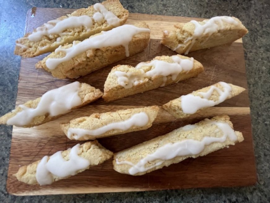 Keto Coconut Lime Macadamia Nut Biscotti *Diabetic Friendly* Gluten Free*Sugar Free
