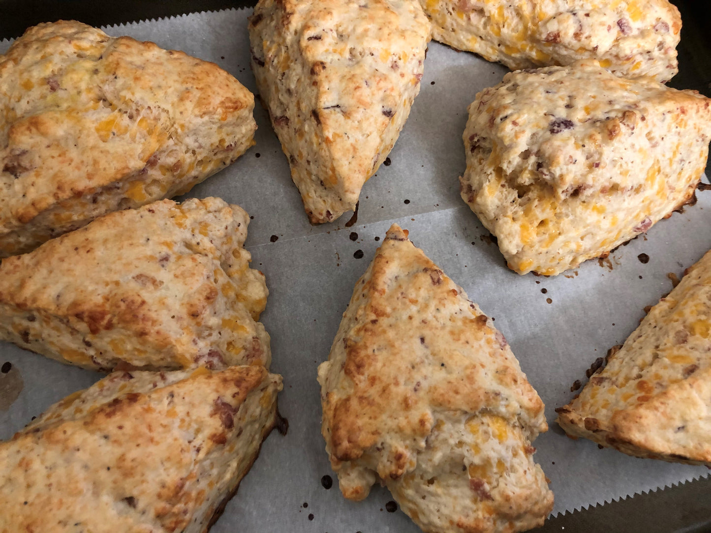 Cheddar Bacon Scones