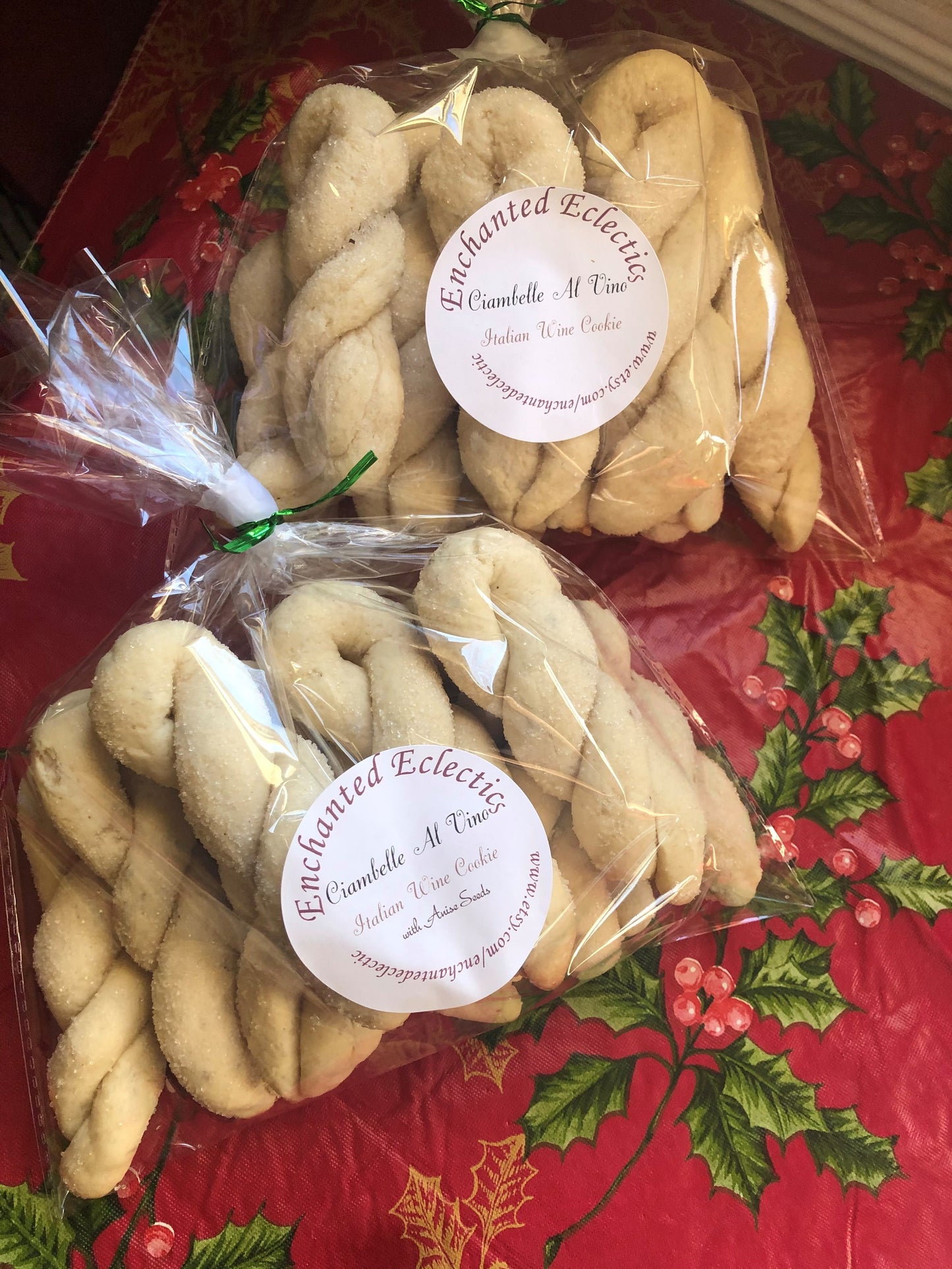 Ciambelle Al Vino Bianco  * Italian Wine Cookies  * Biscotti Al Vino Bianco Italiano