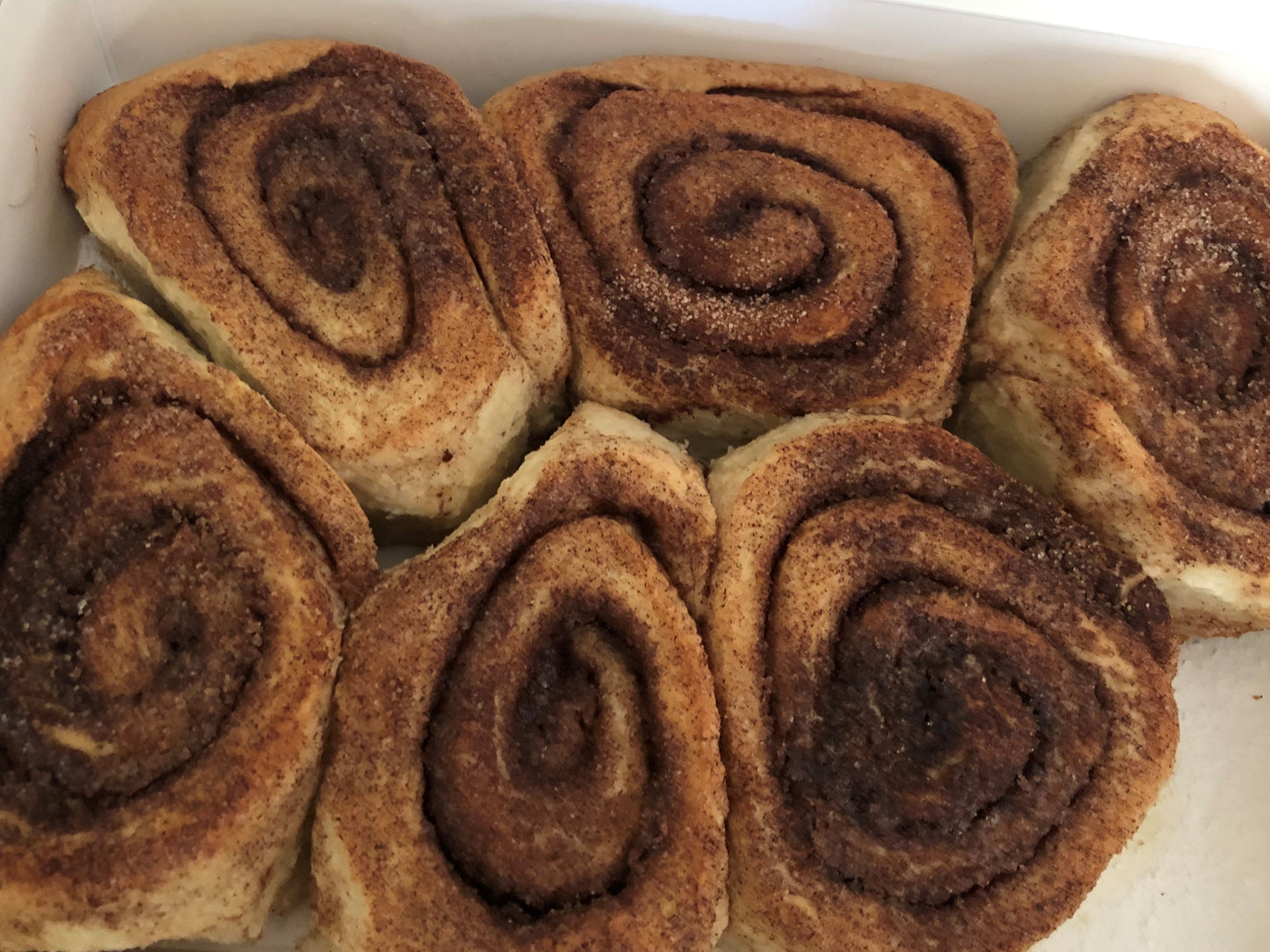 Homemade Jumbo Gooey Cinnamon Buns with choice of Cream Cheese or Butter Cream Frosting