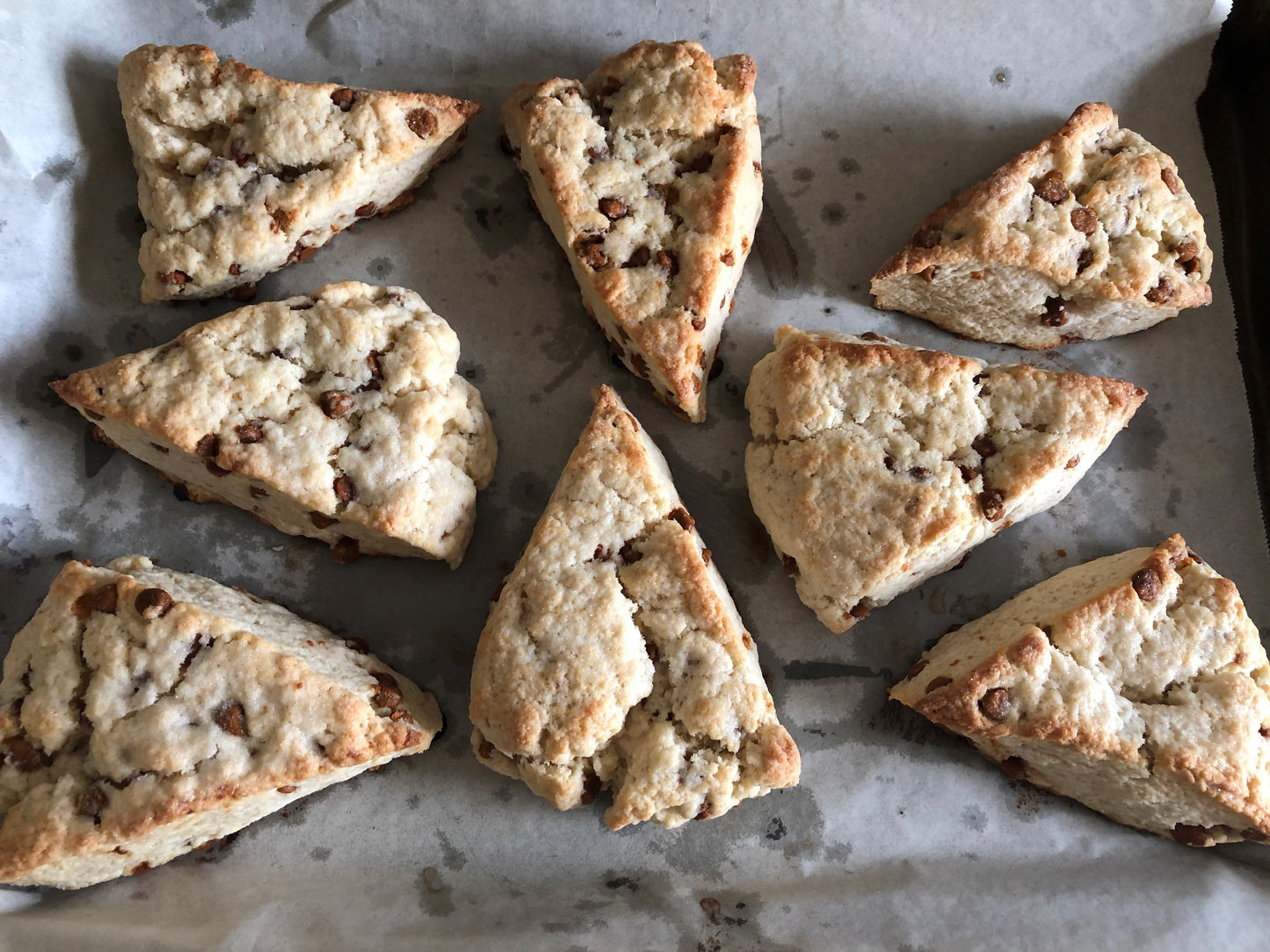 Cinnamon Chip Scones with Vanilla Glaze  *Sweet & Moist Scones*