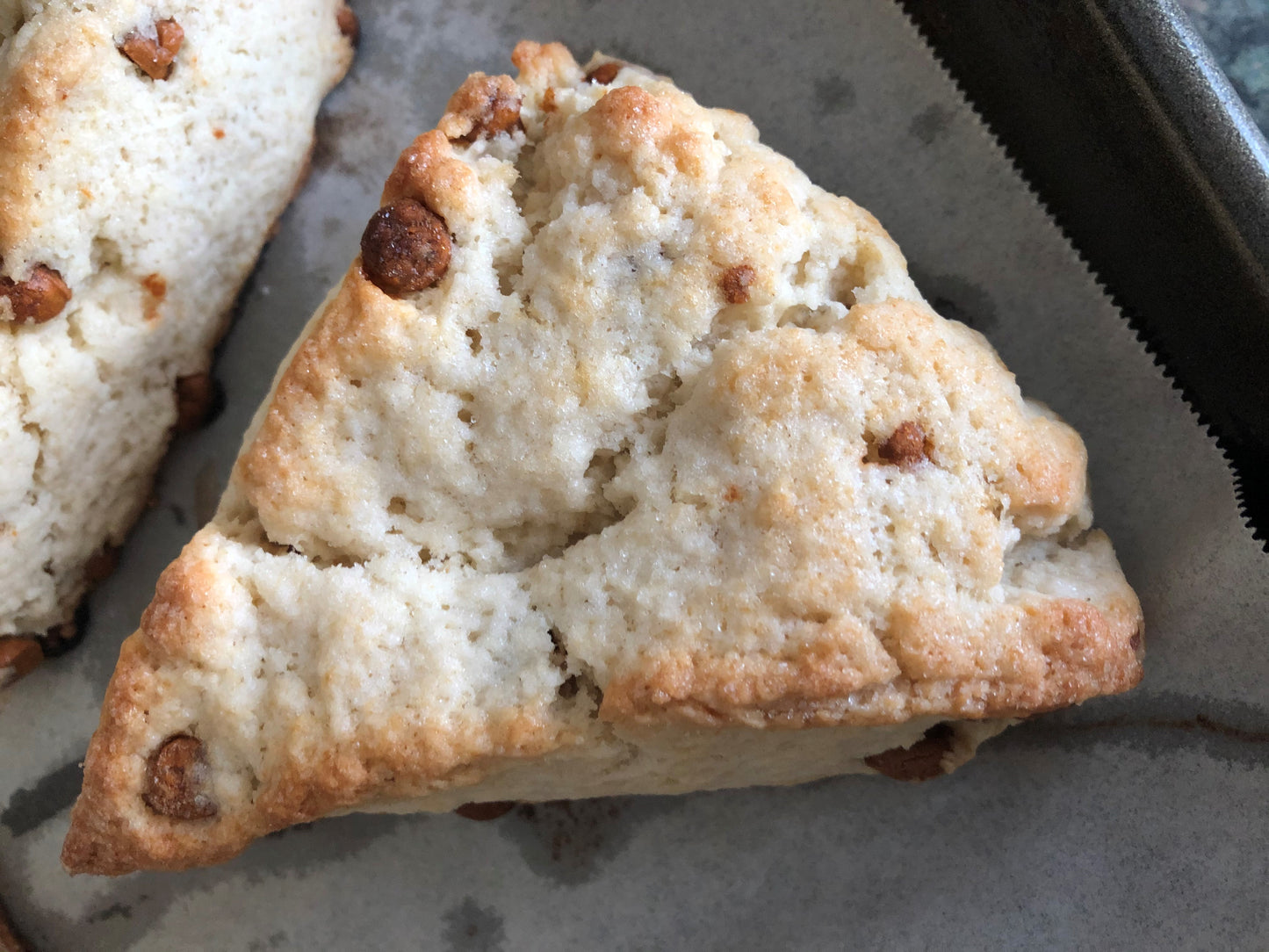Cinnamon Chip Scones with Vanilla Glaze  *Sweet & Moist Scones*