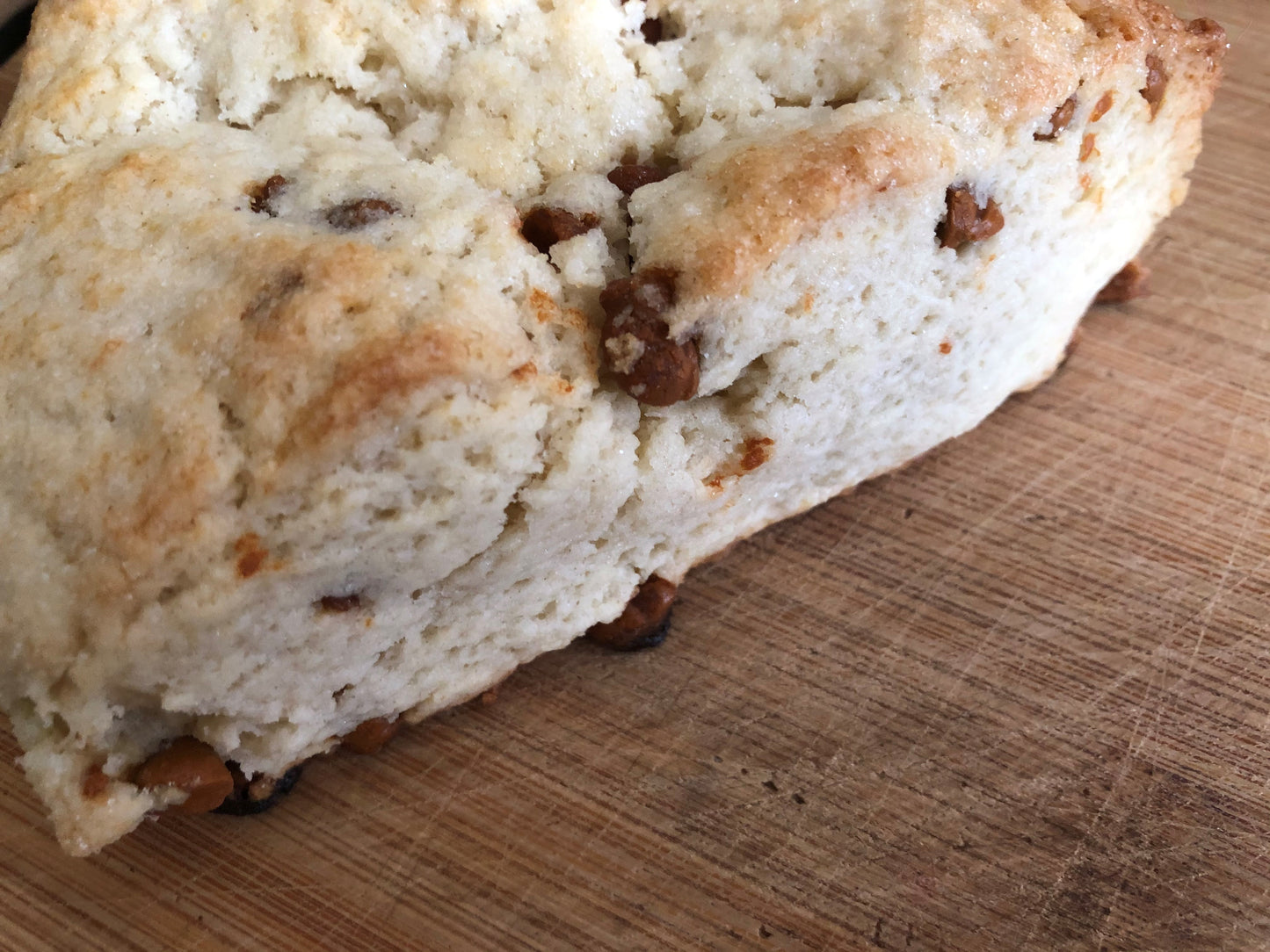 Cinnamon Chip Scones with Vanilla Glaze  *Sweet & Moist Scones*