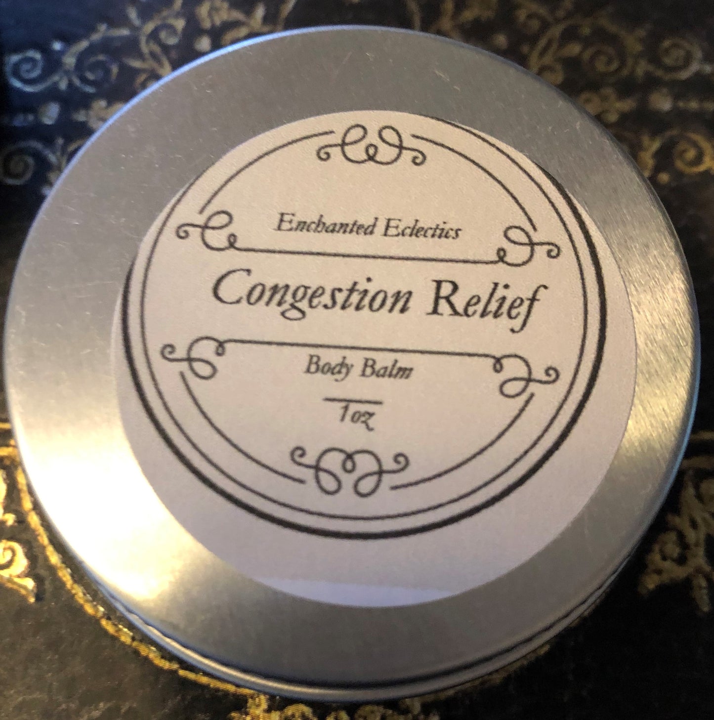 Congestion Ease Body Balm - Vapor Relief Chest Rub * Made From Organic Ingredients