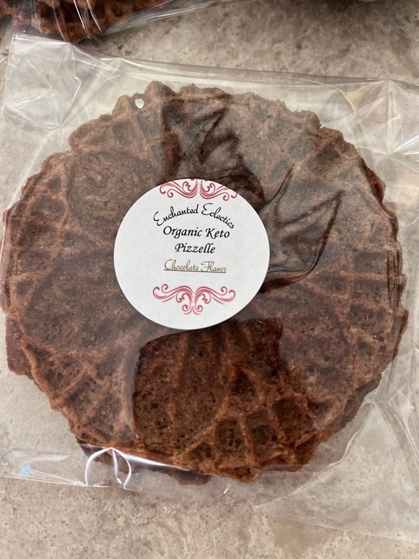 Keto Chocolate Pizzelle *Keto Waffle Cookies* 1 Net Carbs Per Serving * Diabetic Friendly * Gluten Free