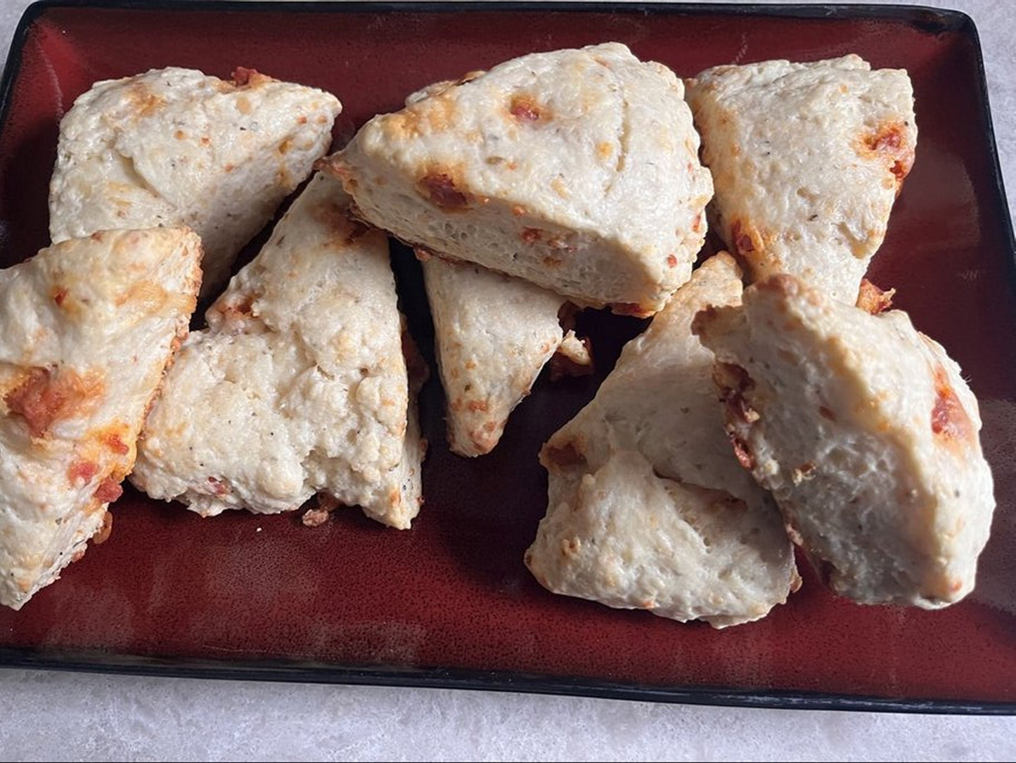Pepperoni Provolone Scones * Choice of Large or Mini Scones * Pepperoni Mozzarella Scones *