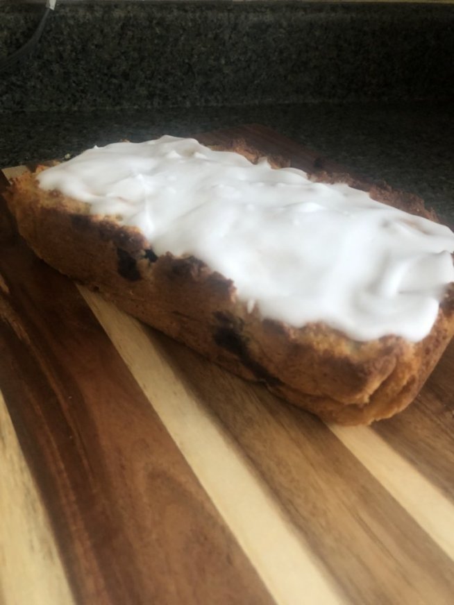 Keto  Iced Lemon Blueberry Bread *Diabetic Friendly * Gluten Free *
