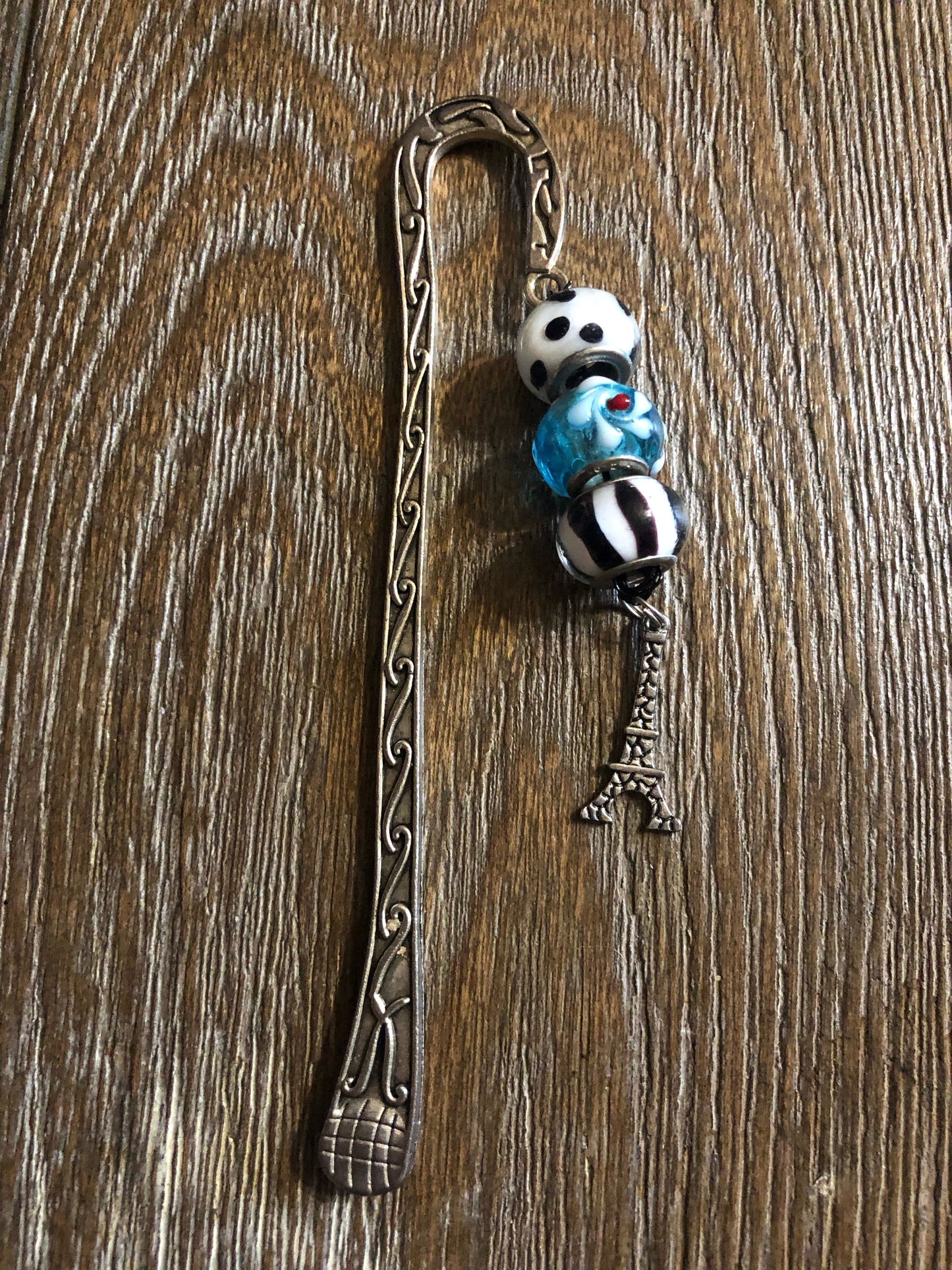 Charmed Bookmarks * Bejeweled Bookmarks with Murano Glass Beads and Charms