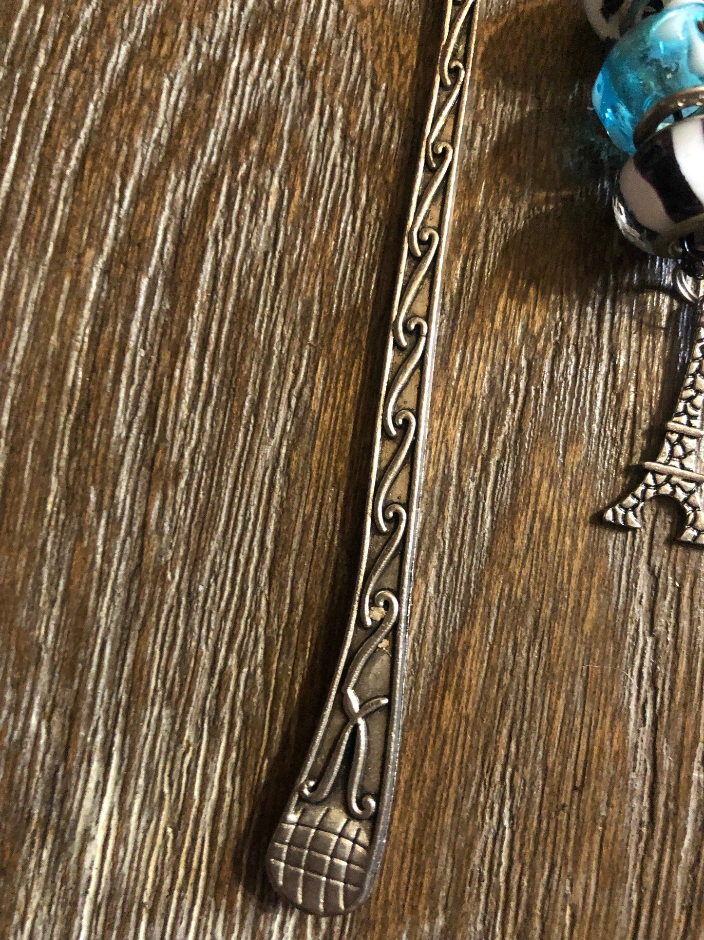Charmed Bookmarks * Bejeweled Bookmarks with Murano Glass Beads and Charms