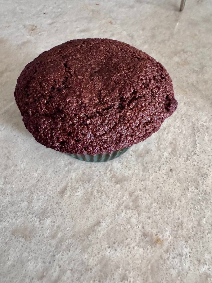 Keto Chocolate Chocolate Chip Muffins * Moist, Light & very low carbs * Also gluten free & diabetic friendly
