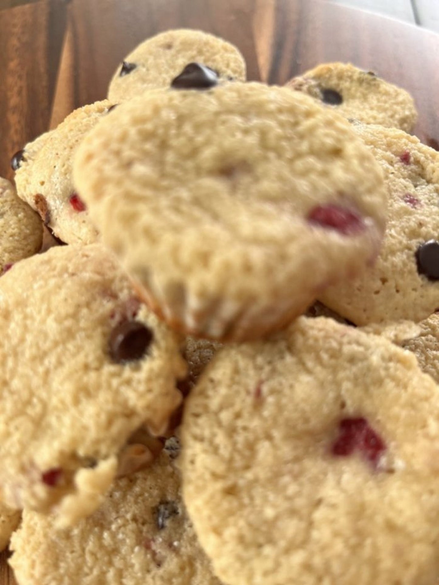 Keto Lemon Raspberry Chocolate Chip Muffins * Gluten Free * Diabetic Friendly