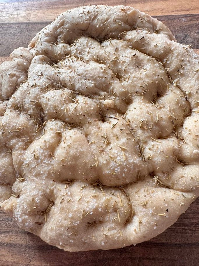 Rosemary & Olive Oil Focaccia Bread  * Vegan Friendly *