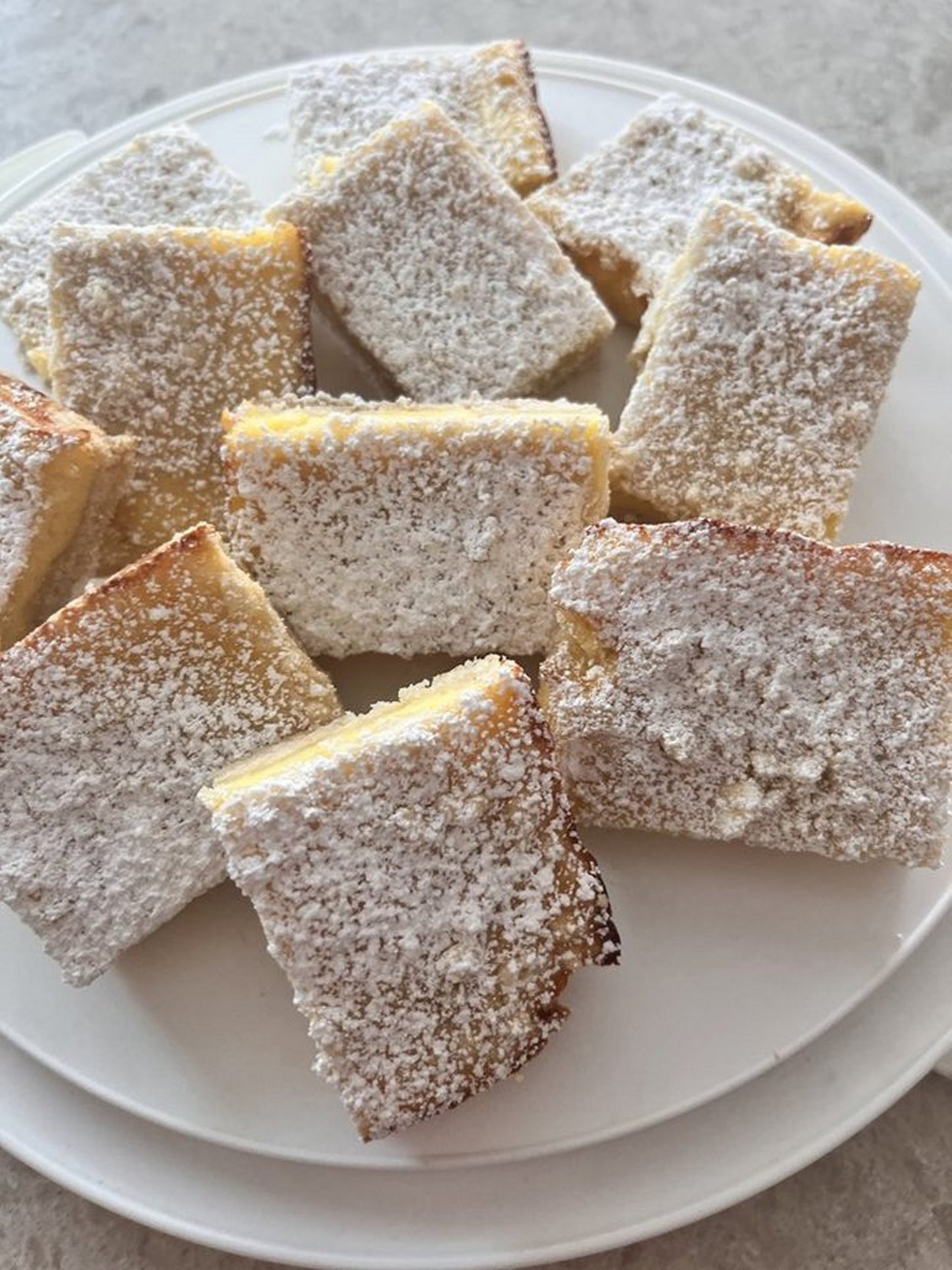 Ricotta Crumb Bars * Italian Style Crumb Topped Cheesecake Bars * Choice of Vanilla, Amaretto, Lemon or Orange Flavor