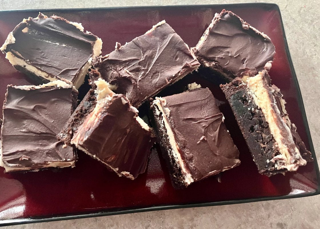 Irish Cream Brownies - Bailey's Irish Cream Brownies