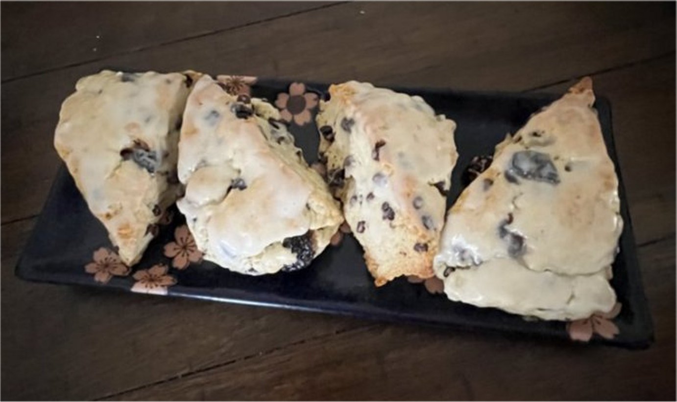 Cherry Chocolate Chip Scones