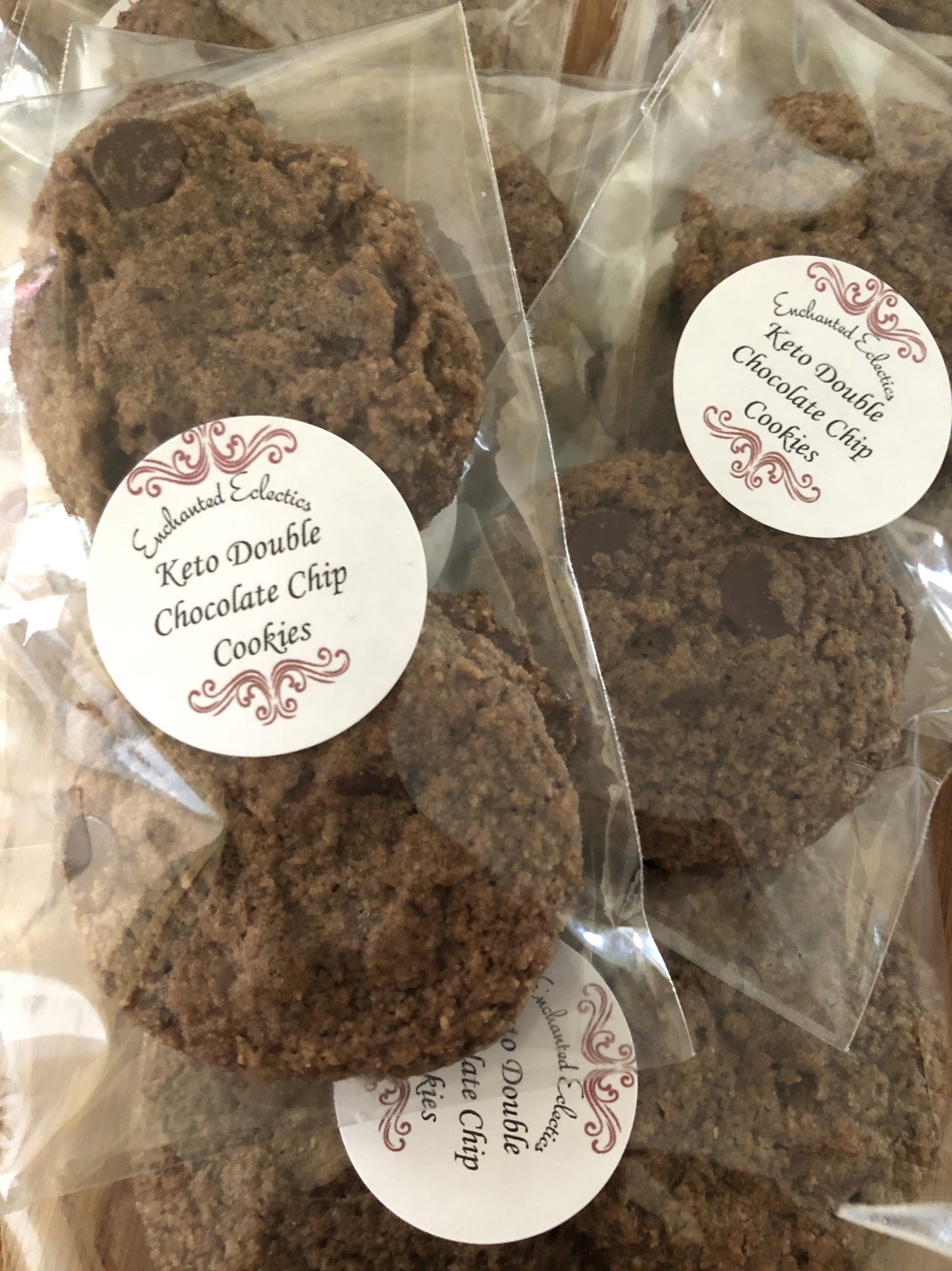 Keto Double Chocolate Chip Cookies *Diabetic Friendly* Gluten Free*Sugar Free