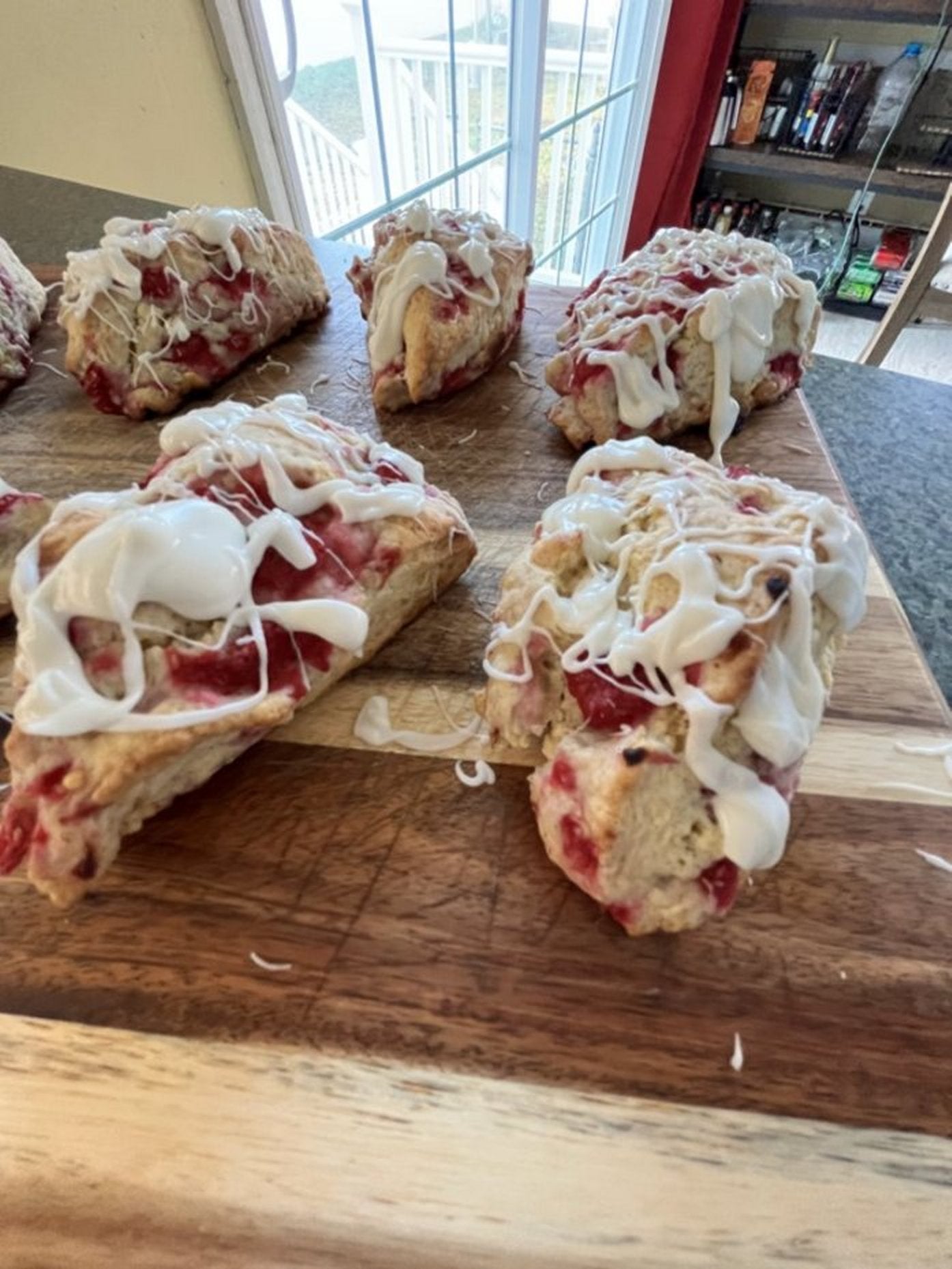 Delicious Raspberry White Chocolate Scones